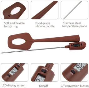 img 1 attached to Digital Spatula Thermometer Professional Temperature