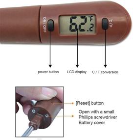 img 2 attached to Digital Spatula Thermometer Professional Temperature