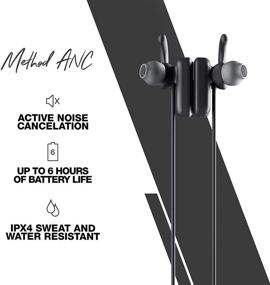 img 2 attached to 🎧 Улучшите свой звуковой опыт с беспроводными наушниками Skullcandy Method ANC в заушных вкладышах - черного цвета!