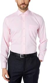 img 3 attached to BUTTONED Cutaway Collar Non Iron Pocket Sleeve Men's Clothing