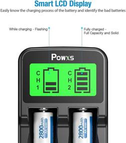 img 1 attached to POWXS Universal Battery Rechargeable Batteries