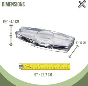 img 3 attached to Crystal Rectangular Профессиональный ресторан ручной работы