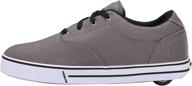 👟 heelys men's launch canvas sneakers in grey logo