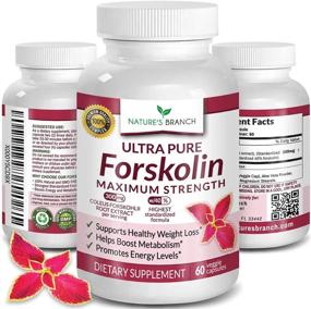 img 4 attached to 💪 Max Strength Premium 100% Ultra Pure Forskolin for Weight Loss - With 40% Standardized Coleus Forskohlii Root Extract Powder - Belly Buster Supplement, Extreme Keto Advanced Boost Complex - Contains 60 Diet Pills