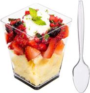 🍨 dlux dessert spoons square: high-quality food service equipment & supplies for tabletop & serveware логотип