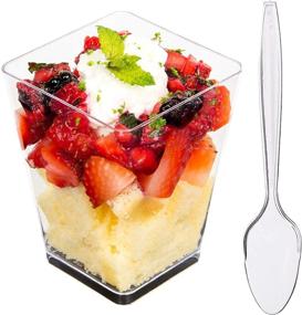 img 4 attached to 🍨 Dlux Dessert Spoons Square: High-Quality Food Service Equipment & Supplies for Tabletop & Serveware