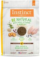 🐶 natural dry dog food with raw coating - instinct's wholesome whole grain formula logo