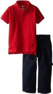 eddie bauer boys' little school uniform set: explore more styles! logo