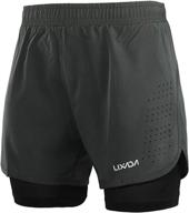 🏃 gear up with lixada men's 2-in-1 running shorts: quick drying, breathable, and perfect for active training, exercise, jogging, and cycling" логотип