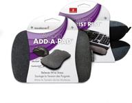 🖱️ ultimate comfort: handstands beaded keyboard & mouse wrist support cushion combo logo