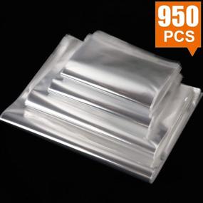 img 3 attached to 🛍️ 950 Clear Resealable Cellophane Bags in 4 Sizes: 3.5×5, 4×6, 5×7, 6×9 Inches - Ideal for Bakery, Snacks, Candle, Soap, Cookie, Jewelry, Cards