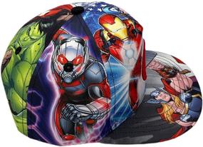 img 2 attached to Boys Marvel Legends Avengers Baseball Cap - Captain America, Ironman, Hulk Hat for Youth Ages 5-14