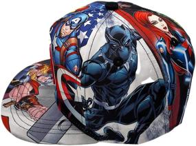 img 1 attached to Boys Marvel Legends Avengers Baseball Cap - Captain America, Ironman, Hulk Hat for Youth Ages 5-14