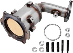 img 4 attached to 🚗 High Flow Catalytic Converter for 2002-2006 Nissan Altima, 2003-2007 Murano, 2004-2008 Maxima, 2004-2006 Quest - EPA Compliant