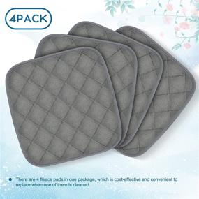 img 3 attached to 🐹 Rypet Guinea Pig Fleece Cage Liners - 4 Pack of Washable Pee Pads: Waterproof, Reusable & Non-Slip Bedding for Small Animals (12"x 12")