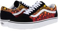 flame skool skate shoes by vans: unleash your fiery style on the board! logo