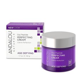 img 2 attached to Andalou Naturals Goji Peptide Perfecting Cream: Unlock a Radiant Glow with this 1.7 oz Wonder