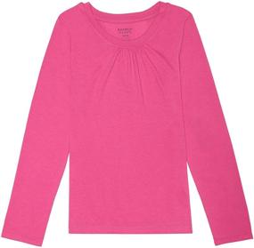 img 2 attached to 👶 Long Sleeve Crew Neck T-Shirt for Baby Girls - French Toast