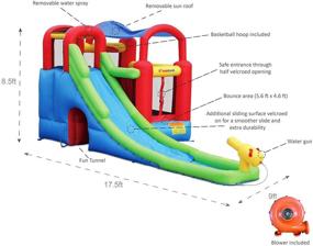 img 3 attached to 🏖️ Ultimate Water Fun with the Inflatable Bounce House Water Playstation