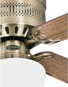 img 3 attached to 🕯️ Westinghouse Lighting 7230900 Casanova Supreme 42 Inch Indoor Ceiling Fan with Light - Antique Brass Finish