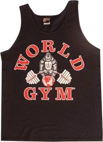 img 1 attached to World Gym W321 Tank Top: Classic Logo for Athletic Comfort