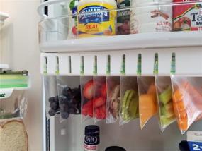 img 3 attached to 🗄️ Zip n Store: The Ultimate Refrigerator Organizer Bins with Seal-top Bags for Easy Fridge Organization!