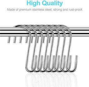 img 3 attached to Premium Stainless Hanging Kitchenware Professional