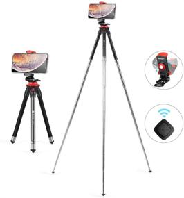 img 4 attached to 📸 Fotopro Tripod for iPhone: Lightweight 39.5'' Portable Stand with Remote for iPhone 11 Xs Max, Adjustable Travel Tripod