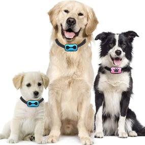 img 4 attached to 🐶 Global Way Humane Anti Barking Collar: Rechargeable Vibrating Collar to Stop Barking for Dogs - Adjustable Vibration Intensities, Small-Medium-Large