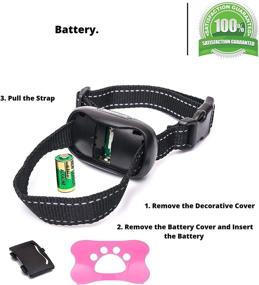 img 2 attached to 🐶 Global Way Humane Anti Barking Collar: Rechargeable Vibrating Collar to Stop Barking for Dogs - Adjustable Vibration Intensities, Small-Medium-Large