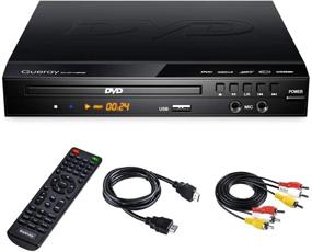 img 4 attached to Gueray DVD Player - Region Free DVD Player for TV with Remote Control, HDMI-Compatible/Full HD 1080p/AV Output/USB 2.0/Double MIC Port, Compact DVD Player for Home - Upgraded CD DVD Disc Player