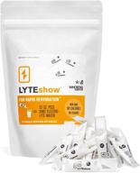 💦 lyteshow sugar-free electrolyte supplement: 50 servings for hydration, immune support, and energy - vegan, keto-friendly with zinc and magnesium logo