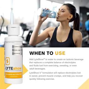 img 2 attached to 💦 LyteShow Sugar-Free Electrolyte Supplement: 50 Servings for Hydration, Immune Support, and Energy - Vegan, Keto-Friendly with Zinc and Magnesium