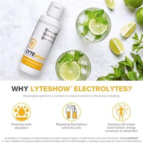 img 3 attached to 💦 LyteShow Sugar-Free Electrolyte Supplement: 50 Servings for Hydration, Immune Support, and Energy - Vegan, Keto-Friendly with Zinc and Magnesium