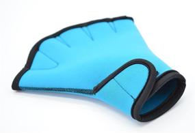 img 3 attached to 🏊 Enhance Your Swimming Technique with Orchidtent Training Swim Gloves: Water-resistant Fin Hand Glove Fingerless Webbed Flippers Paddle Swim Force Gloves