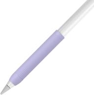 🖊️ grip holder for apple pencil | compatible accessories for apple pen 1st gen/ipad pencil 2nd gen (purple) logo