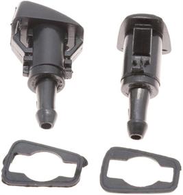 img 4 attached to 🚘 Set of 2 Windshield Washer Nozzle Sprayers Kit Front Left Right Windshield Washer Squirter Nozzle for 2005-2015 Jeep 2004-2017 Dodge 2001-2016 Chrysler - Replaces 5116079AA 5160308AA