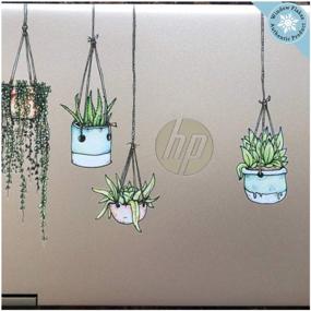 img 1 attached to Hanging Plant Laptop Sticker Pack - Decorate Your Laptop with Stylish Plant Stickers - Versatile Vinyl Decal Journal Sticker Set - Artistic Stickers for Women - Suitable for Planner, Computer, Locker, Scrapbook, Diary Notebook, Macbook, iPad, or Luggage