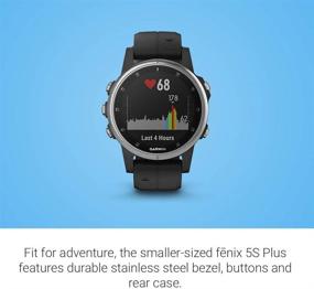 img 2 attached to 🏃 Garmin f?nix 5S Plus: Compact Multisport Smartwatch with Music, GPS, Maps, Garmin Pay, and Renewed Silver with Black Band - 010-01987-20