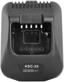 img 3 attached to ⚡ Amasu KSC-25 Rapid Charger + Power Adapter | Compatible with Kenwood TK-2140 TK-3140 TK-3188 TK-3178 TK-3160 NX-220 NX-320 Portable Radios