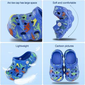 img 1 attached to 👟 Adorable OWANVION Cartoon Clogs for Boys' Garden Shoes