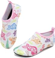 🧜 iceunicorn water socks toddler shoes (starry girls' aqua socks) logo