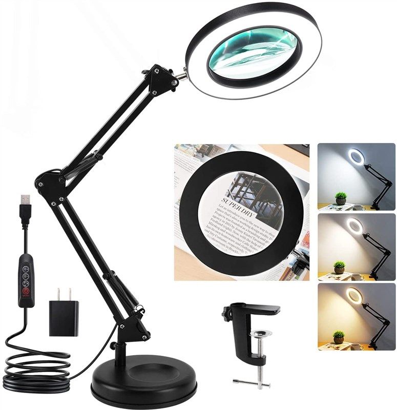 magnifying veemagni stepless dimmable magnifier 로고