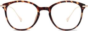 img 3 attached to 👓 SEO-Optimized: Sojos TR90 Frame AEON SJ5075 Blue Light Blocking Glasses Eyewear - Classic Round Design