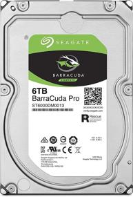 img 3 attached to 💾 Seagate BarraCuda Pro 6ТБ Внутренний Жесткий Диск - Высокопроизводительный SATA HDD с 6Гб/с, 128МБ Кэша, 3,5 дюйма (ST6000DM004)