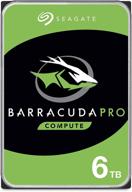 💾 seagate barracuda pro 6тб внутренний жесткий диск - высокопроизводительный sata hdd с 6гб/с, 128мб кэша, 3,5 дюйма (st6000dm004) логотип