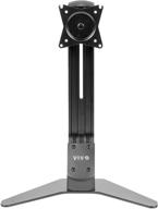 🖥️ vivo deluxe free-standing single monitor mount - height adjustable desk stand for screens up to 22 lbs - black - stand-v001d logo