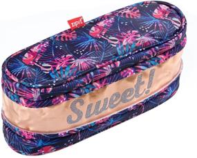 img 4 attached to 🎒 Stylish and Versatile: ZIPIT Expandable Pencil Case, Sweet