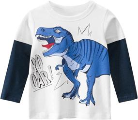 img 3 attached to 👦 Adorable Boys' Toddler Clothing Sets: T-Shirt, Sweatpants & Tracksuit