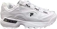 synthetic white fila d formation trainers logo